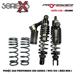PHUỘC PROFENDER X SERIES - NVX155/AEROX 305mm ( MÀU ĐEN )