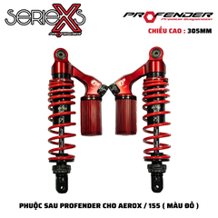 PHUỘC PROFENDER X SERIES - NVX155/AEROX 305mm( MÀU ĐỎ)
