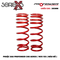 PHUỘC PROFENDER X SERIES - NVX155/AEROX 305mm( MÀU ĐỎ)