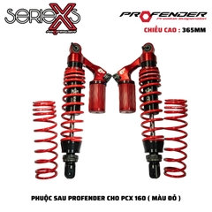 PHUỘC PROFENDER X SERIES - PCX 160 365mm (MÀU ĐỎ)