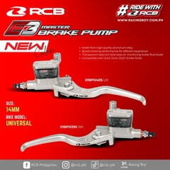 TAY DẦU RCB E-3 VUÔNG - MÀU SI (PHẢI)
