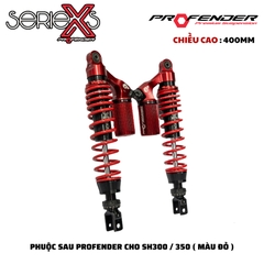 PHUỘC PROFENDER X SERIES - SH350/300 - FORZA350/300 400mm (MÀU ĐỎ)