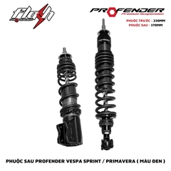 PHUỘC PROFENDER FLASH SERIES - VESPA SPRINT / PRIMAVERA 230MM/370MM (MÀU ĐEN + đỏ