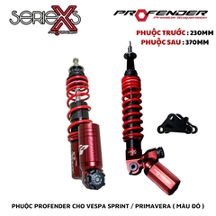 PHUỘC PROFENDER X SERIES - VESPA SPRINT / PRIMAVERA ( MÀU ĐỎ )