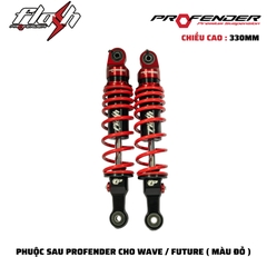 PHUỘC PROFENDER FLASH SERIES - WAVE/DREAM/FUTURE/MONKEY 330MM (MÀU ĐỎ)