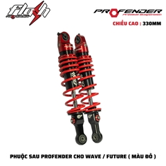 PHUỘC PROFENDER FLASH SERIES - WAVE/DREAM/FUTURE/MONKEY 330MM (MÀU ĐỎ)