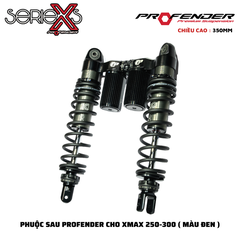 PHUỘC PROFENDER X SERIES - XMAX 250/300 350mm ( MÀU ĐEN + ĐỎ )