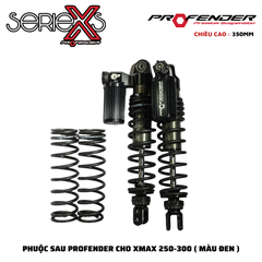 PHUỘC PROFENDER X SERIES - XMAX 250/300 350mm ( MÀU ĐEN + ĐỎ )