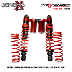 PHUỘC PROFENDER X SERIES - XMAX 250/300 350mm ( MÀU ĐỎ )