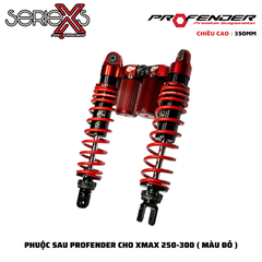 PHUỘC PROFENDER X SERIES - XMAX 250/300 350mm ( MÀU ĐỎ )
