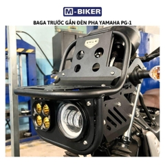 BAGA TRƯỚC GẮN ĐÈN PHA PG-1 (KHÔNG GỒM ĐÈN) (MBIKER)
