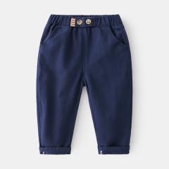 Quần kaki cotton thoải mái phong cách Hàn Quốc cho bé trai
