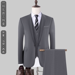 Set đồ vest kèm áo gile tôn dáng sang trọng dành cho nam