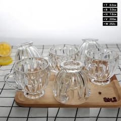 Bộ 6 ly thủy tinh uống trà