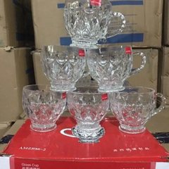 Bộ 6 ly thủy tinh uống trà