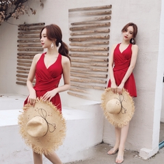 Bộ đồ bơi liền thân che khuyết điểm phong cách Hàn Quốc
