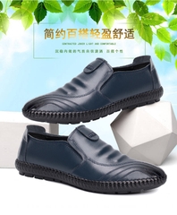Giày lười đế cao su mềm thoáng khí dành cho nam