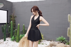 Bộ đồ bơi liền thân che khuyết điểm phong cách Hàn Quốc