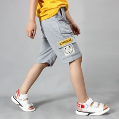 Quần short bé trai cotton thoáng khí phối túi hộp kiểu dáng thể thao