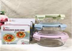 Hộp đựng thực phẩm thủy tinh tròn BX3003