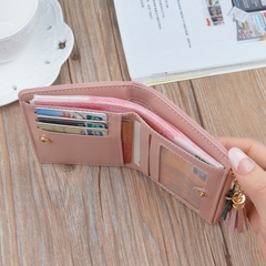 Ví nữ ngắn họa tiết hình bướm thời trang, phong cách Hàn Quốc và Nhật Bản