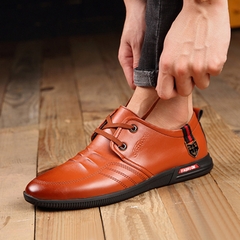 Giày da nam đế mềm dẻo chống trượt kiểu dáng thể thao thoải mái