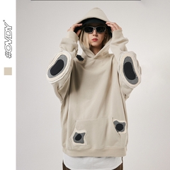 Áo hoodie OVDY unisex lông cừu thiết kế họa tiết mới lạ