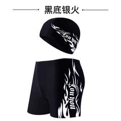 Quần bơi boxer hình ngọn lửa chống thấm nước dành cho nam