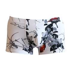 Quần lót boxer nam lụa lạnh in họa tiết thoáng khí
