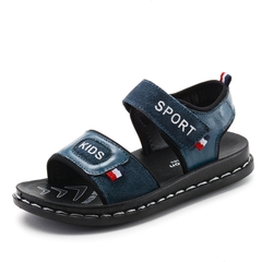 Giày sandal da bò phong cách thời trang Hàn Quốc dành cho bé trai