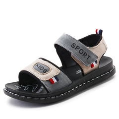 Giày sandal da bò phong cách thời trang Hàn Quốc dành cho bé trai