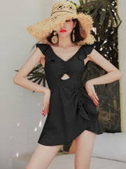 Bộ đồ bơi hợp thời trang phong cách Nhật Bản và Hàn Quốc che bụng kín đáo