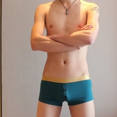 Quần lót boxer nam WANGJIANG kiểu dáng cài cúc mới lạ