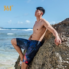 Quần bơi boxer nam dày dặn chống ngượng phối họa tiết đẹp mắt