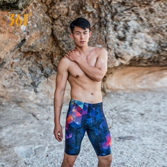 Quần bơi boxer nam dày dặn chống ngượng phối họa tiết đẹp mắt