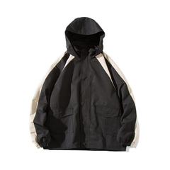 Áo khoác unisex túi hộp form rộng cài nút kiểu Hàn Quốc