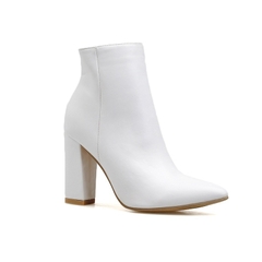Giày boots Martin cao gót nữ mũi nhọn phù hợp bốn mùa