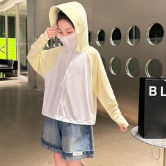 Áo khoác chống nắng kiểu dáng mỏng thoáng khí dành cho bé gái