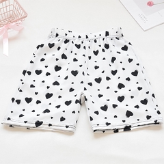 Quần short vải voan ống rộng kiểu dáng mỏng thiết kế họa tiết thời trang dành cho bé gái