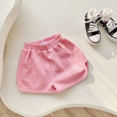 Quần ngắn vải cotton phong cách Hàn Quốc dành cho bé gái