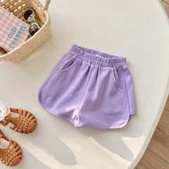 Quần ngắn vải cotton phong cách Hàn Quốc dành cho bé gái