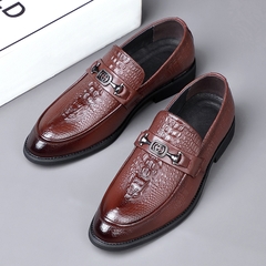 Giày lười nam chất da bò mềm mại kiểu dáng công sở sang trọng