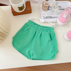 Quần ngắn vải cotton phong cách Hàn Quốc dành cho bé gái