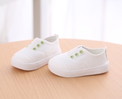 Giày vải đế mềm thoáng khí dành cho bé trai và bé gái
