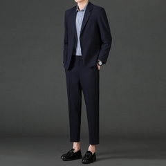 Bộ đồ vest nam lịch lãm nhẹ nhàng phong cách Hàn Quốc