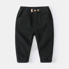 Quần kaki cotton thoải mái phong cách Hàn Quốc cho bé trai
