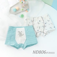 Combo 2 quần lót cotton kháng khuẩn in hoạt hình cho bé trai