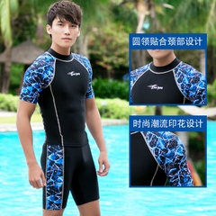 Bộ đồ bơi ngắn tay họa tiết lướt sóng kiểu dáng hợp thời trang