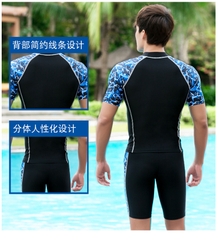 Bộ đồ bơi ngắn tay họa tiết lướt sóng kiểu dáng hợp thời trang