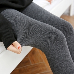 Quần legging vải cotton phối ren kiểu dáng quần tất ôm dáng dành cho nữ